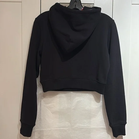 Diesel women sweatshirt hoodie black with oval logo size medium is brand new - Picture 6 of 6